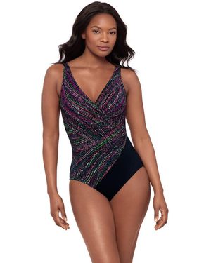Miraclesuit 6566788 Light Show Oceanus Swimsuit - Blue
