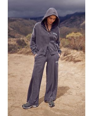 DSGN Studio Collegiate Printed Straight Leg Jogger - Blue