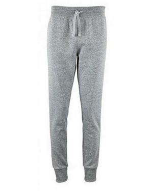 Sol's Ladies Jake Slim Fit Jogging Bottoms Marl) - Grey