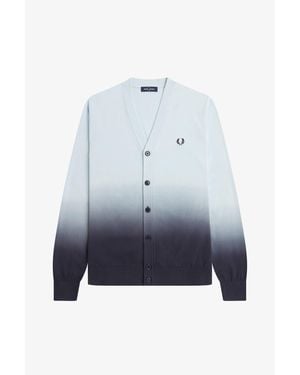 Fred Perry Ombre Cardigan - Blue