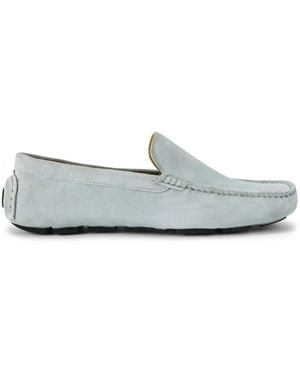 KG by Kurt Geiger Suede Floyd Loafers - White