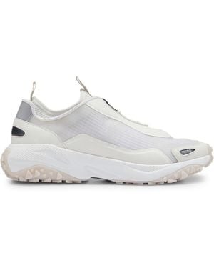 HUGO Go1St Zip Low Top Running Trainers - White