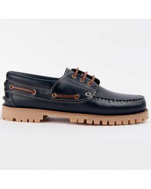 Purapiel Loafers Pullnauc Leather - Blue