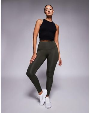 4505 Hourglass Icon Bum Sculpt Gym Legging With Inner Pocket - Green