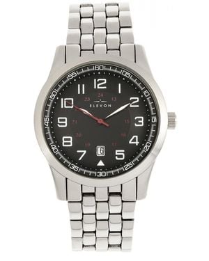 Elevon Watches Garrison Bracelet Watch W/Date - Metallic
