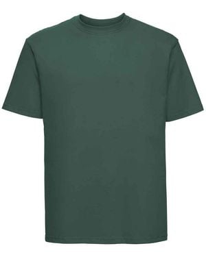 Russell Ringspun Cotton Classic T-Shirt (Bottle) - Green