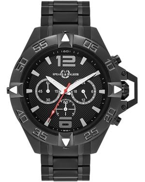 Spears & Walker Stainless Steel Watch 50,0Mm - Black