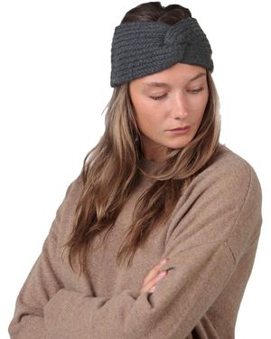 Barts Desire Soft Yarn Knitted Headband - Brown