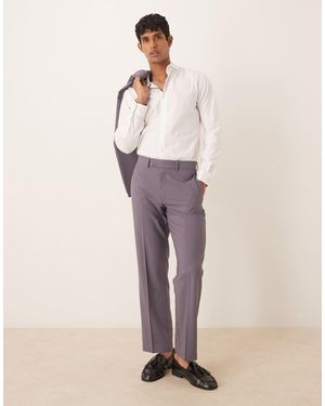 ASOS Straight Leg Suit Trousers - Natural