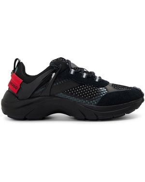 HUGO Sdmew 10266827 01 Low Top Trainers - Black