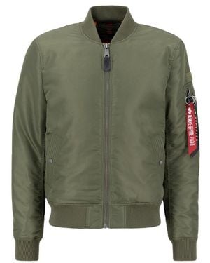 Alpha Industries Ma-1 Vf Vintage Fit Project Recycled Bomber Jacket - Green