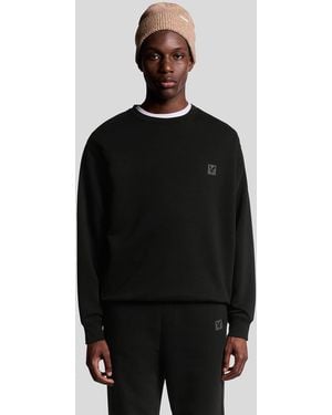Lyle & Scott Lounge Crew Neck Sweatshirt - Black