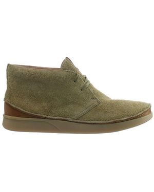 Clarks Oakland Rise Shoes Leather - Green