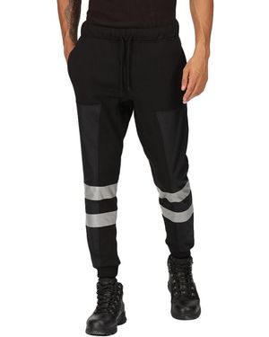 Regatta Professional Ballistic Hi Vis Work Joggers - Black
