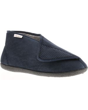 Dr Keller Slippers Fatima Touch Fastening Textile - Blue