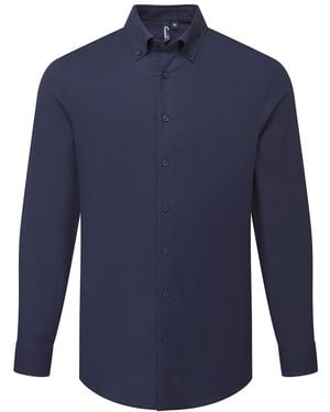 PREMIER Supreme Oxford Long-Sleeved Formal Shirt - Blue