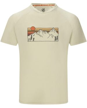 Dare 2b Tech Ii Mountain Peaks T-Shirt (Abbeystone) - Natural
