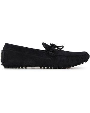 BOSS Moccasin-Style Slider Slippers - Black