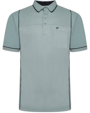 Forge Plus Size Polo Shirt Short Sleeve Big - Blue