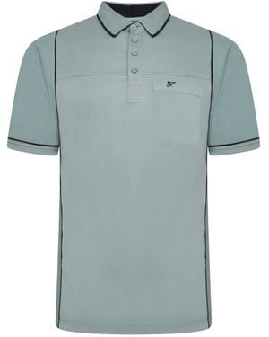 Forge Plus Size Polo Shirt Short Sleeve Big - Blue