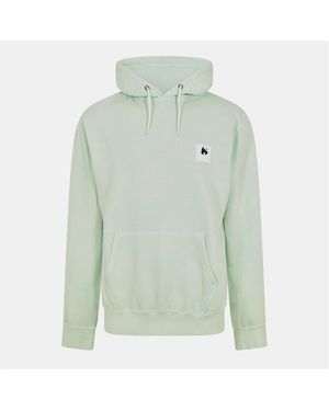 Money Hooded Neck Long Sleeve Kangaroo Pocket Sweatshirt - Green