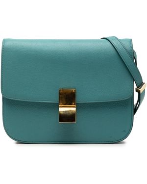 Celine Pre-Owned Medium Calfskin Classic Box - Green