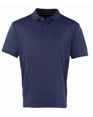 PREMIER Coolchecker Pique Polo Shirt - Blue