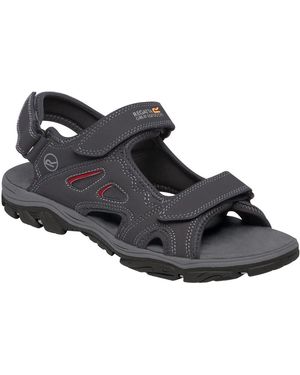 Regatta Holcombe Vent Lightweight Open Walking Sandals - Black