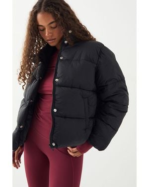 DSGN Studio Sport Zip Through Puffer Coat - Blue