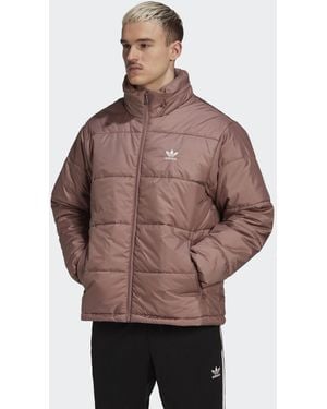 adidas Originals Essentials Padded Puffer Jacket - Brown