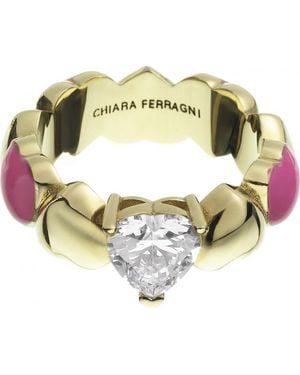 Chiara Ferragni J19Awd09010 Ladies Ring - Metallic