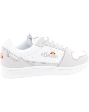 Ellesse Nole Cupsole Leren Sportschoenen /Grijs) - Wit