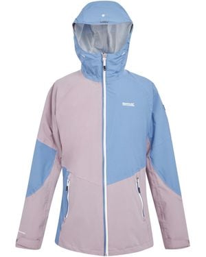 Regatta Ladies Raddick Ii Waterproof Jacket (Heather/Coronet) - Blue