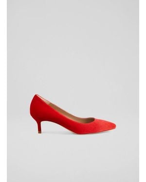 LK Bennett Cc Audrey Kitten Heel - Red