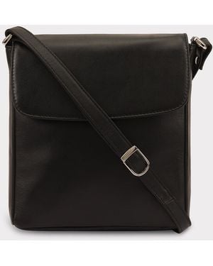 Lloyd Baker Saharsa Leather Cross Body Bag - Black