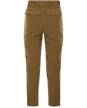 Dondup Velvet Cargo Broek - Naturel