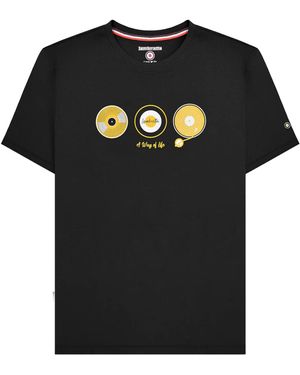 Lambretta Vinyl Big & Tall T-Shirt Cotton - Black