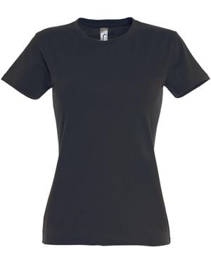 Sol's Ladies Imperial Heavy Short Sleeve T-Shirt (Mouse) - Blue
