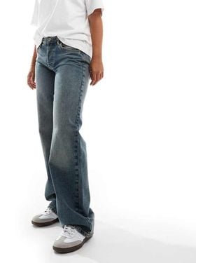 TOPSHOP Hourglass Ember Low Rise Wide Leg Jean - Blue