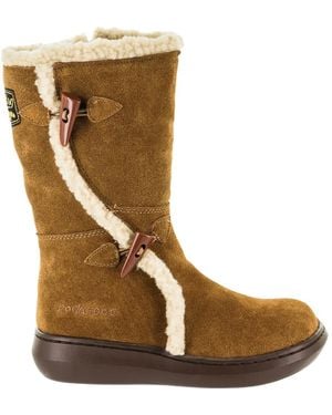 Rocket Dog Ladies Slope Mid Calf Winter Boot - Brown