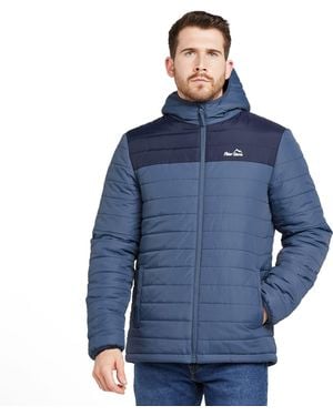 Peter Storm Blisco Ii Insulated & Water Repellent Puffer Jacket With Hood - Blue
