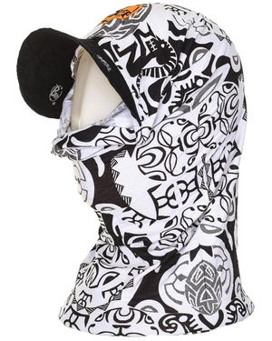Buff Tubular With Visor Thermal And Breathable Fabric 76000 - Black