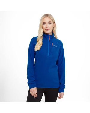 OEX Ardmore Half Zip Fleece With Chest Pocket, Warm & Lightweight Mid-Layer - Blue