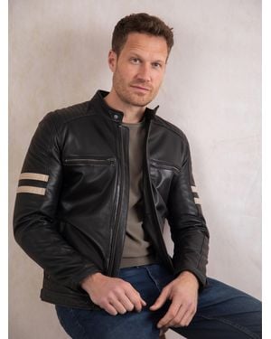 Lakeland Leather Charlie Ii Racer Jacket - Black