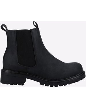 Divaz Taijal Vegan Chelsea Boots - Black