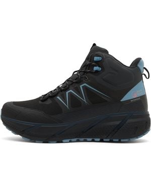 North Ridge Flux Speed Waterproof Mid Walking Boot - Black