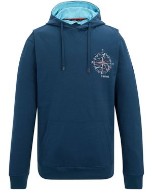 Regatta Cline Compass Hoodie (Moonlight Denim/Nordic) - Blue