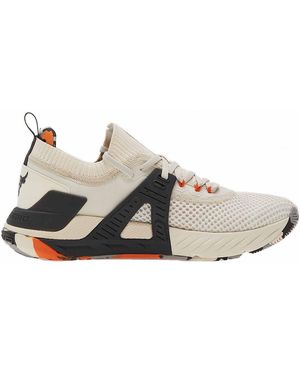 Under Armour Project Rock 4 Marble Trainers - Brown
