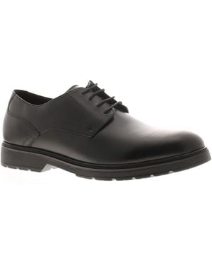 Rockport Rockstorm Smart Shoes Saxon Leather Lace - Black