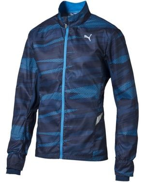PUMA Graphic Woven Jacket - Blue